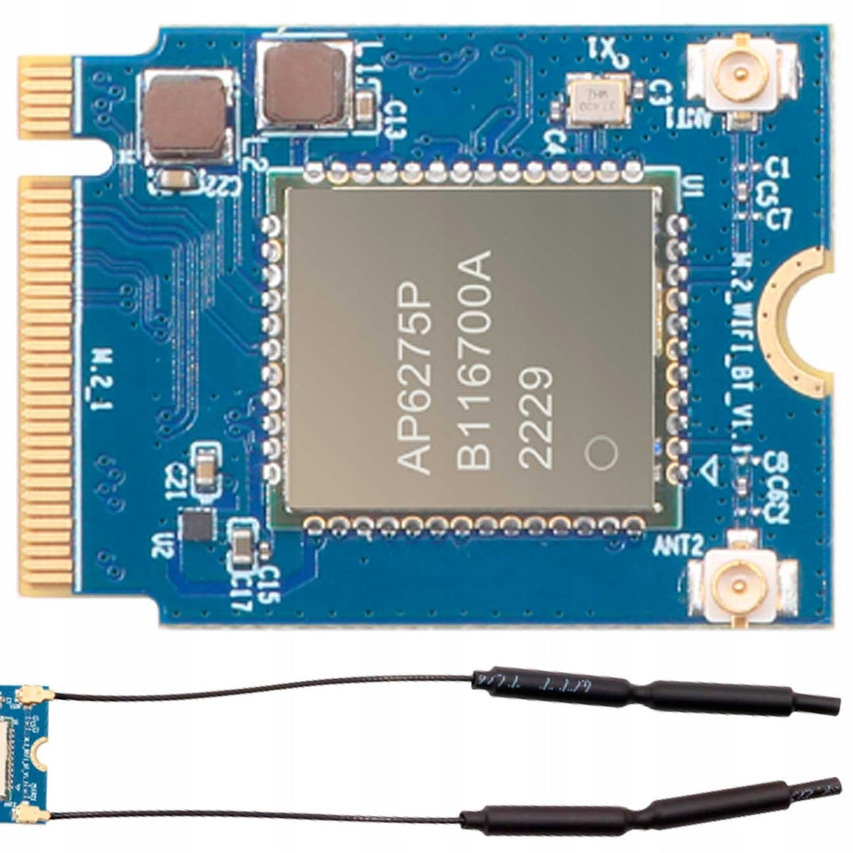 Wireless network card WiFi 6 Bluetooth 5.3 AP6275P PCIe M.2 PCIe 2.0
