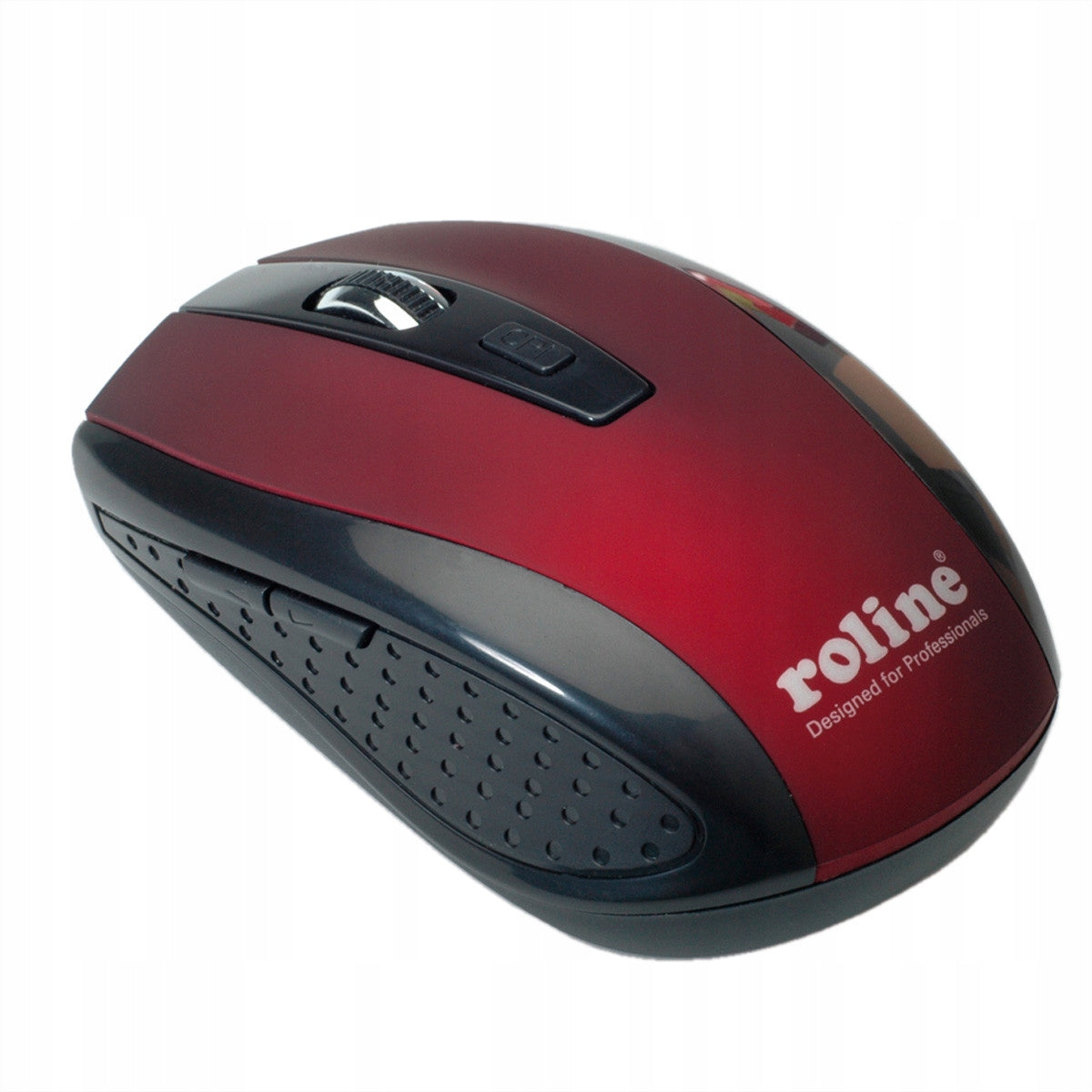 Wireless optical mouse USB red 1600CPI