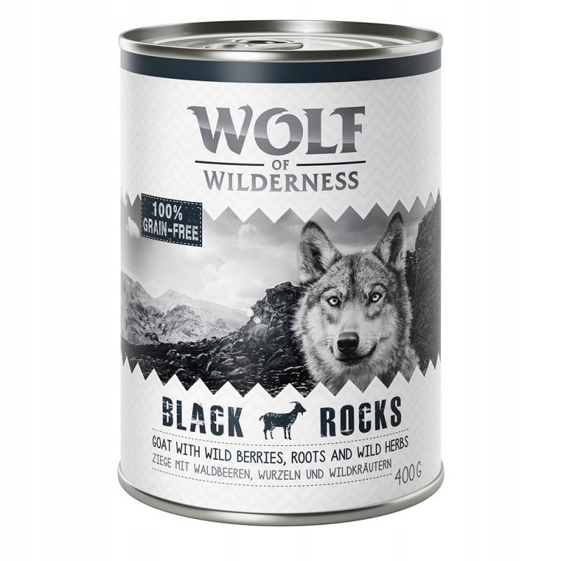 Wolf of Wilderness Black Rocks, Goat 400g