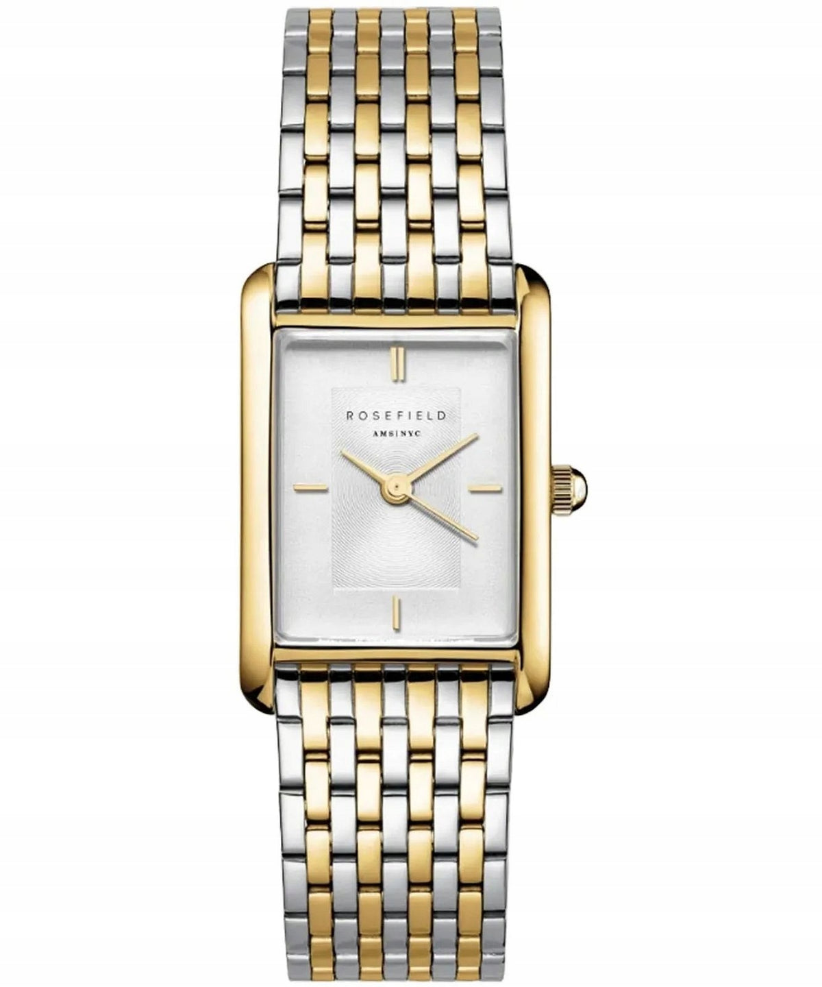 Women's Watch ROSEFIELD Silver Gold Bracelet Small Quartz For Her