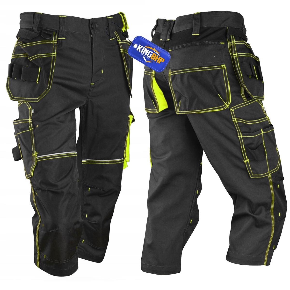 Work Pants ASSEMBLY Shorts 3/4 KNOXFIELD Reflector Shorts