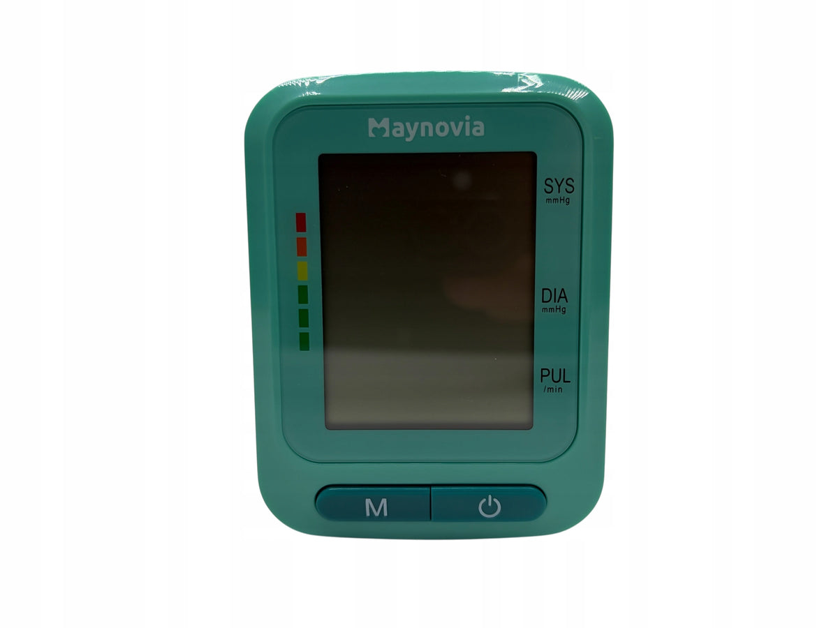 Wrist Blood Pressure Monitor MAYNOVIA DBP-2253 Automatic LCD Heart Rate Measurement Medical device no