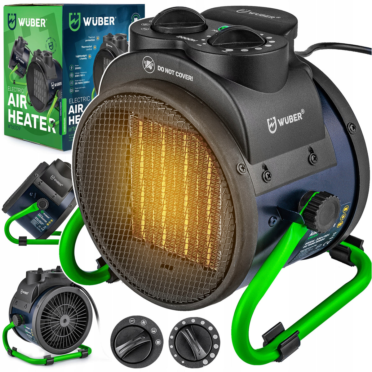 Wuber 2 kW electric heater