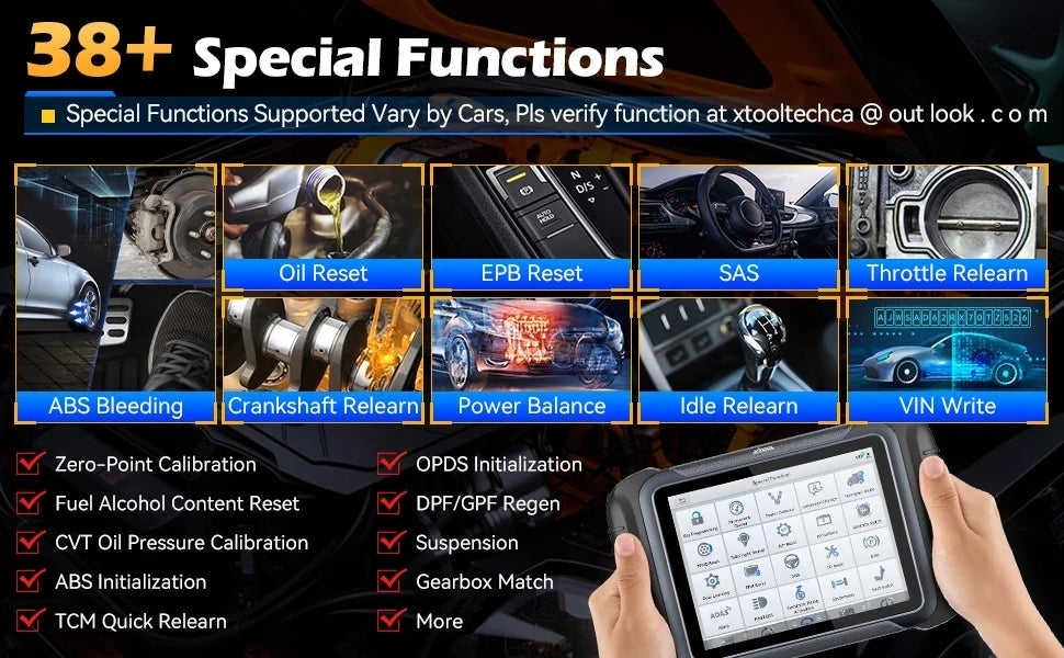 XTOOL D8W Computer Diagnostic Interface OBD 2 CANFD DOIP SGW Bluetooth Manufacturer code D8W Skaner Tester Diagnoskop OBD2 j. Polski