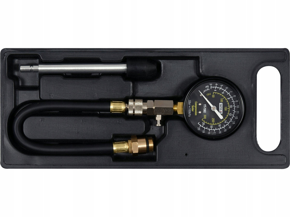 YATO COMPRESSION PRESSURE METER. ADAPTER SET