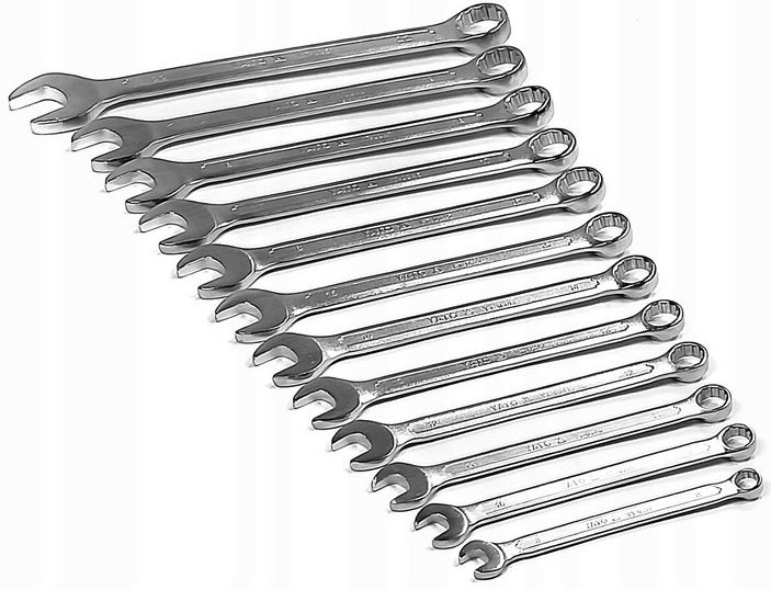 YATO - FLAT EYE WRENCHES 8-22MM SET OF 12 PIECES