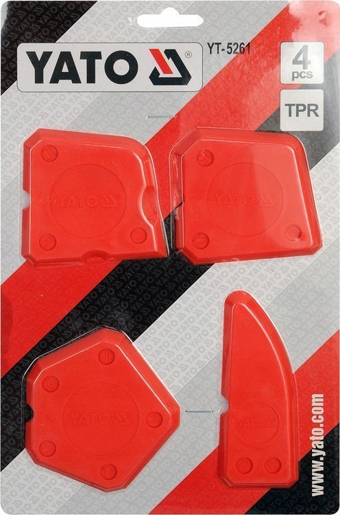 YATO SET OF SPATULAS FOR SILICONE 4 pcs. 100mm Manufacturer code YT-5261