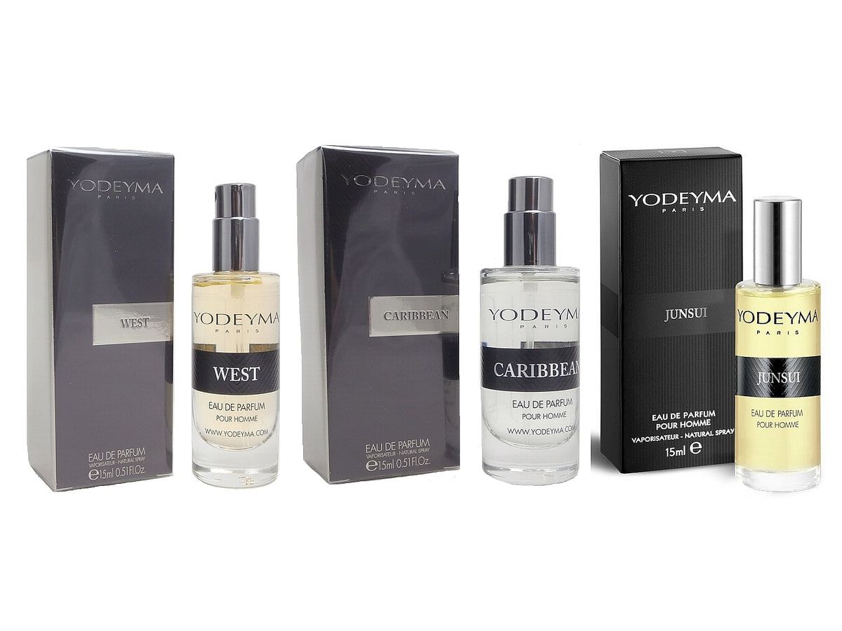 YODEYMA MEN 15ml CARIBBEAN + WEST + JUNSUI Brand Yodeyma