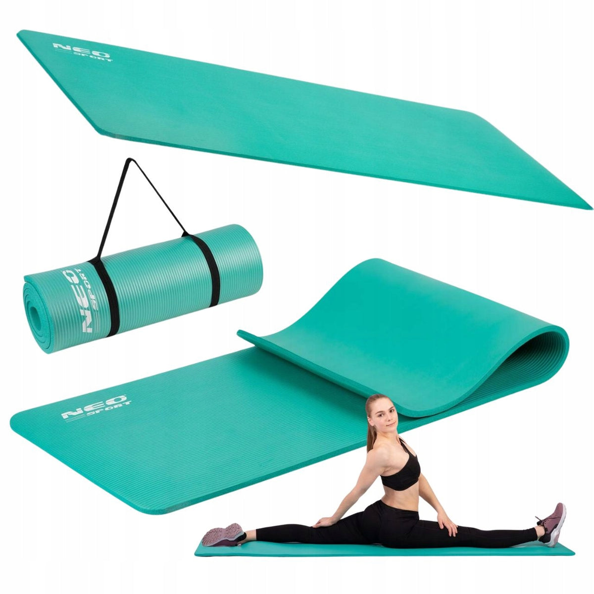 YOGA EXERCISE MAT YOGA THICK FOAM FITNESS LARGE XXL