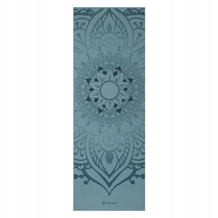 YOGA MAT 6mm NON-SLIP PURPLE MANDALA Color blue
