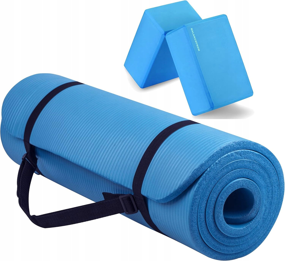 YOGA MAT THICK 180×61×1,2 CM NON-SLIP FOAM WITH STRAP