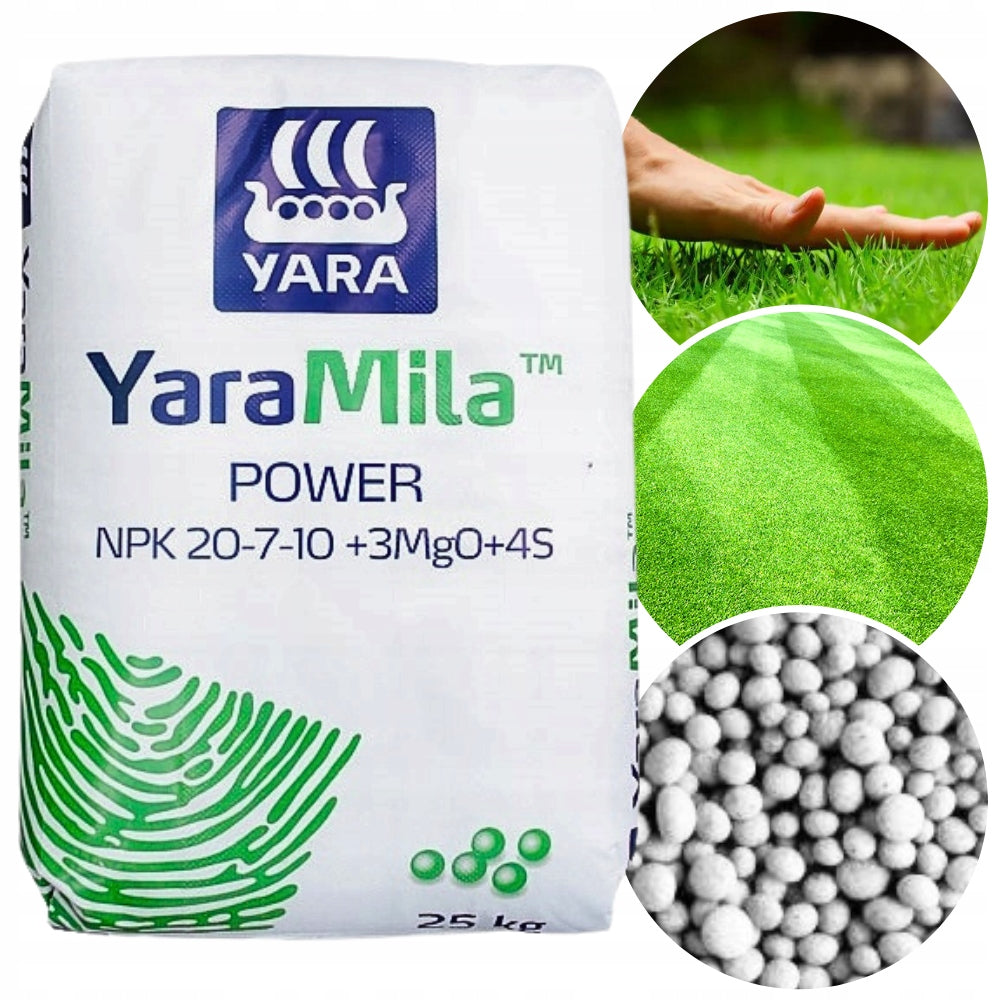 Yara Mila POWER Summer Spring Fertilizer for Lawn Grass Quick Grass Effect