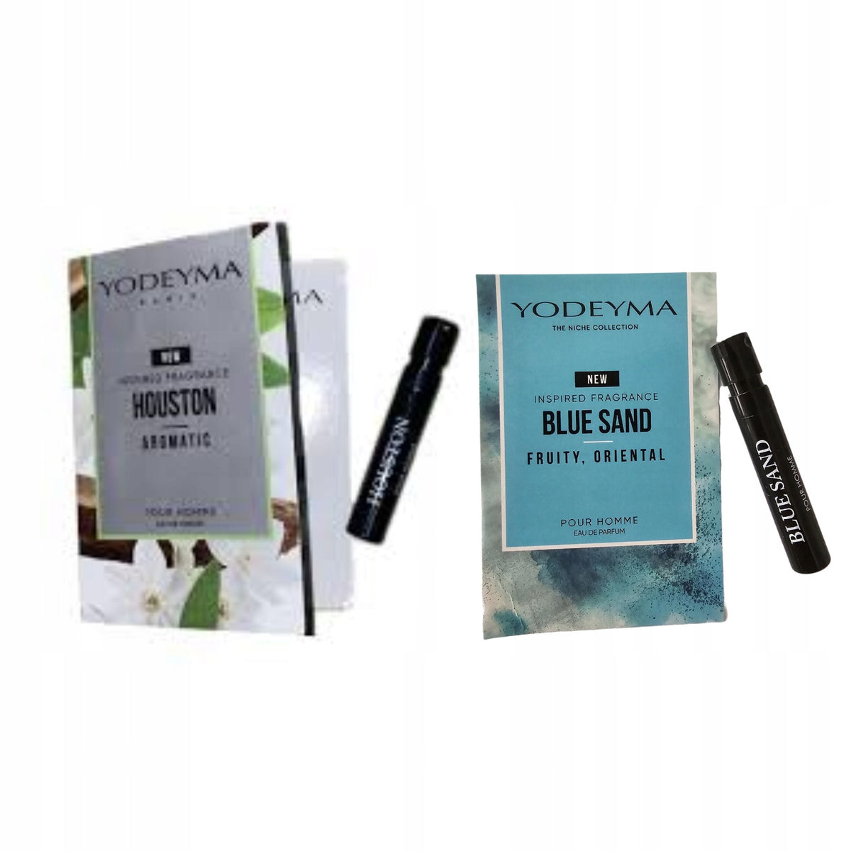 Yodeyma Houston Perfumed Water for Men 100ml + 2 Samples Packaging status original
