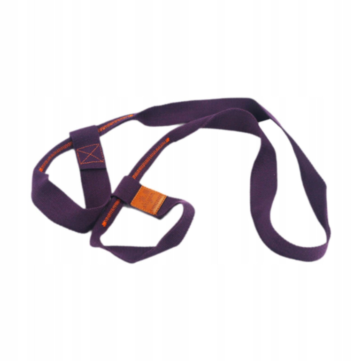 Yoga Mat Strap Wide Multifunctional Thick for Exercise Stretch Purple
