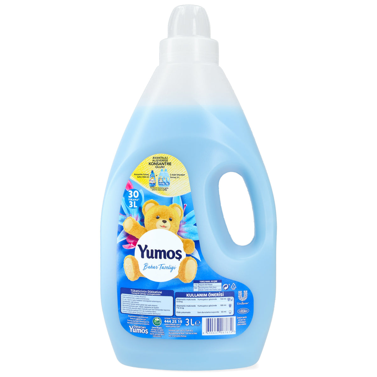 Yumos Fabric Rinsing and Softening Liquid Spring Freshness 3 L