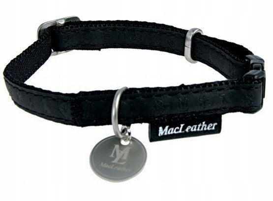 ZOLUX Adjustable collar Mac Leather 10mm - col. black Manufacturer code 522030NO