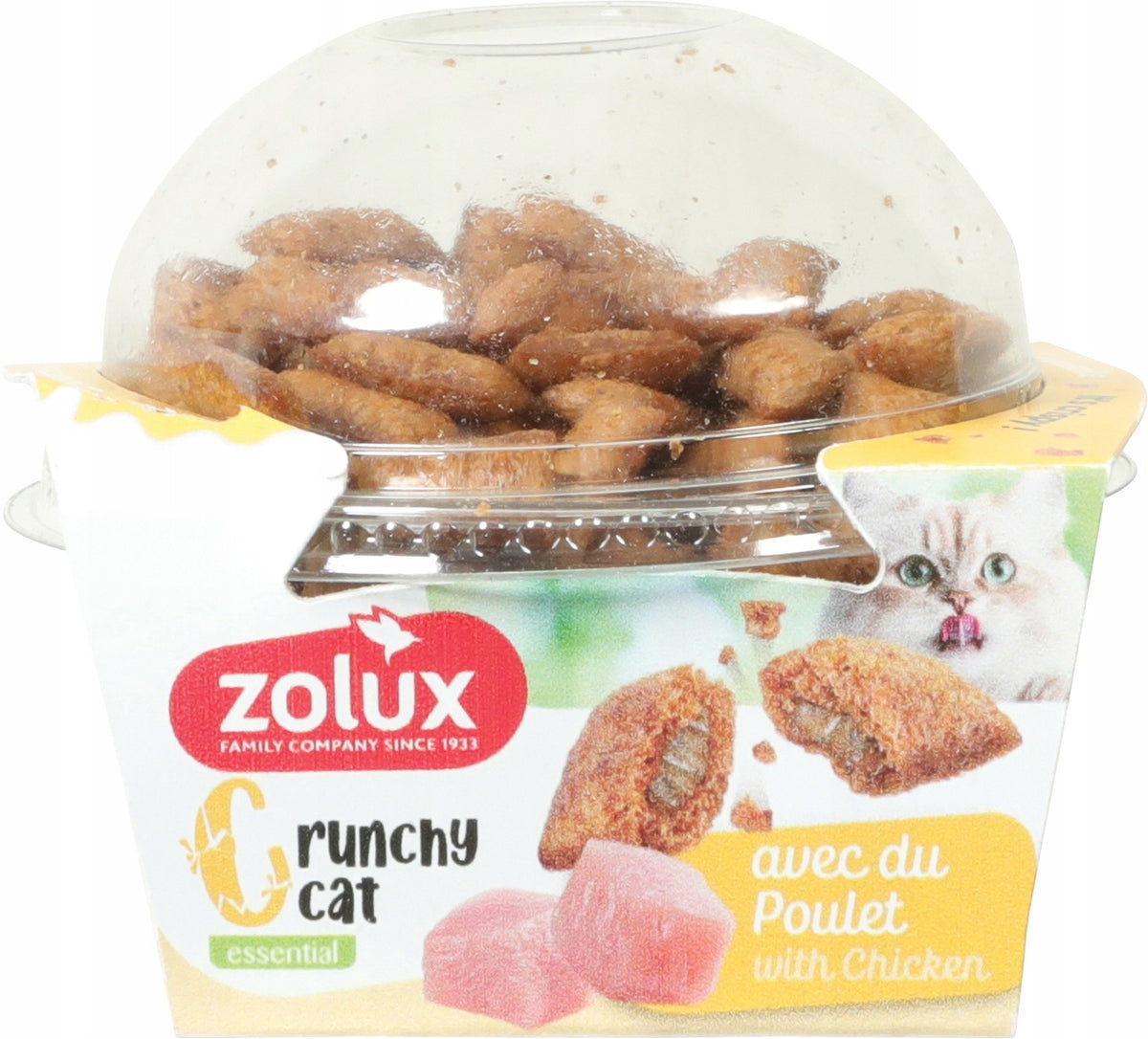 ZOLUX CRUNCHY CAT TREATS FOR CAT CHICKEN FLAVOR 80g