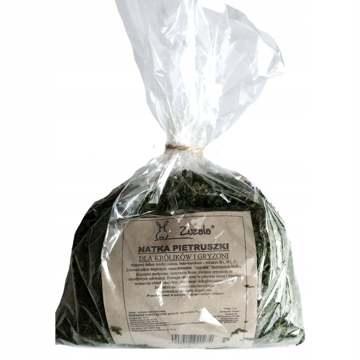 ZUZALA PARSLEY DRIED Packaging status original