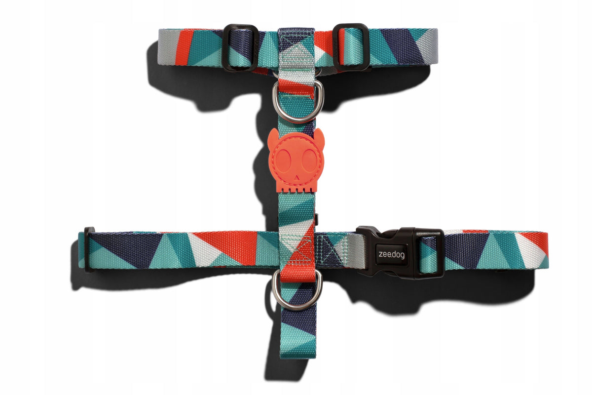 Zee Dog Harness Geometric Patterns Ella XS
