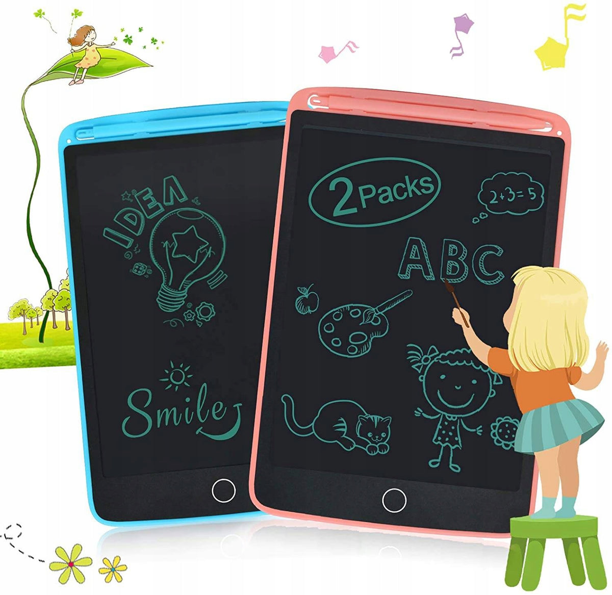 Znikopis notebook tablet Roses and Sky - 2 pcs