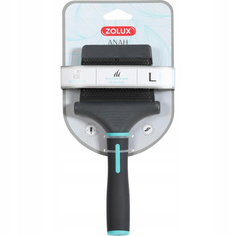 Zolux Anah - double-sided brush, flexible, large