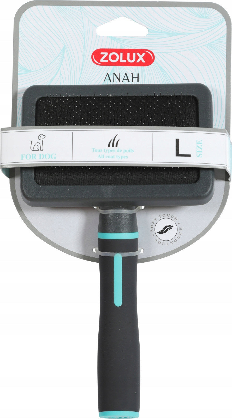 Zolux Anah - poodle brush, large