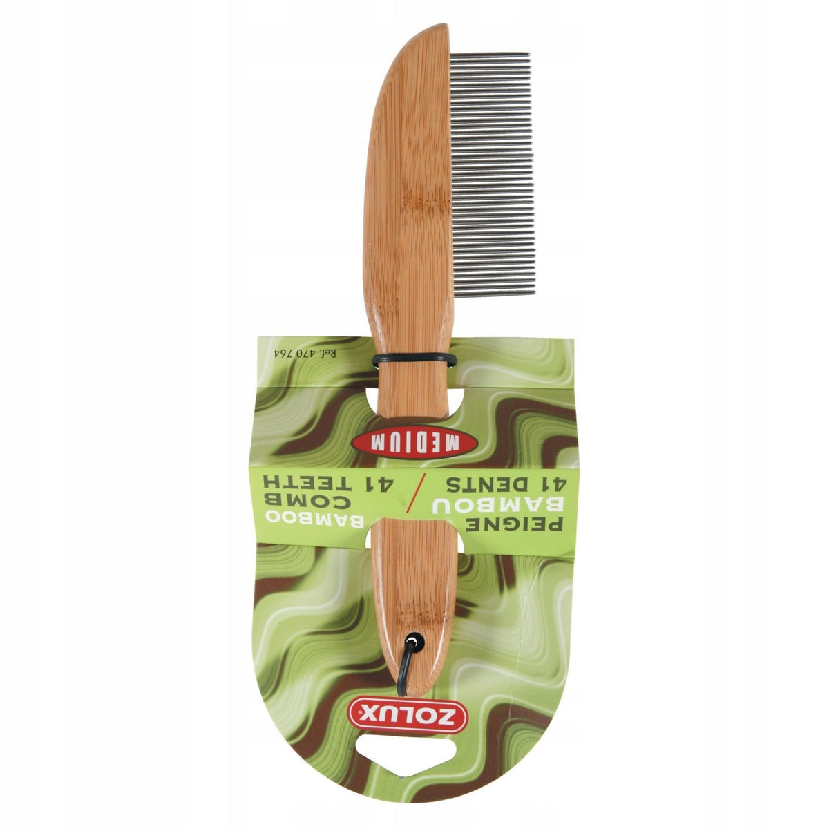 Zolux Dog Comb BAMBOO M Medium 41 Teeth 21,5cm