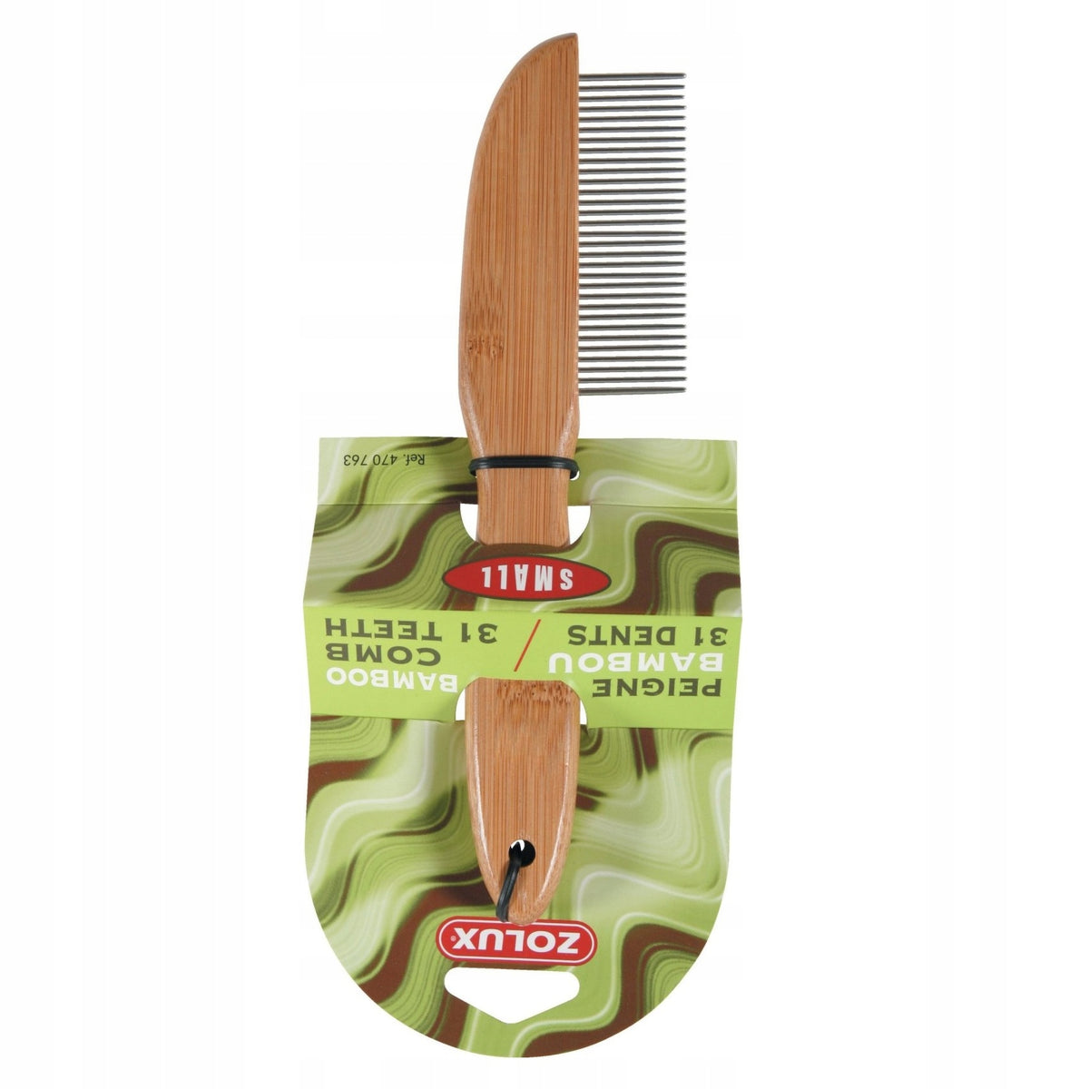 Zolux Dog Comb BAMBOO S Small Rare 31 teeth 21,5cm
