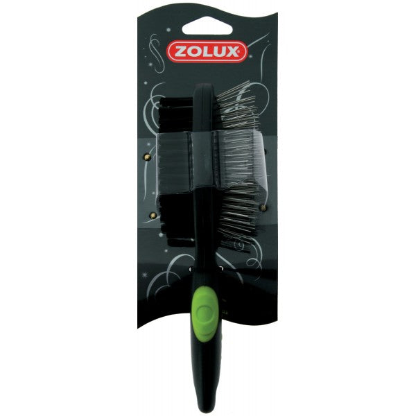 Zolux Double plastic brush large Manufacturer code Zolux