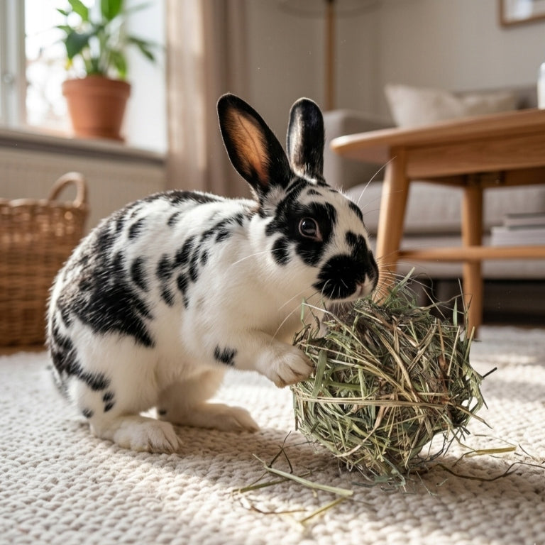 Łąkula Ball - Eating Toy for Rabbit Farm Trenches
