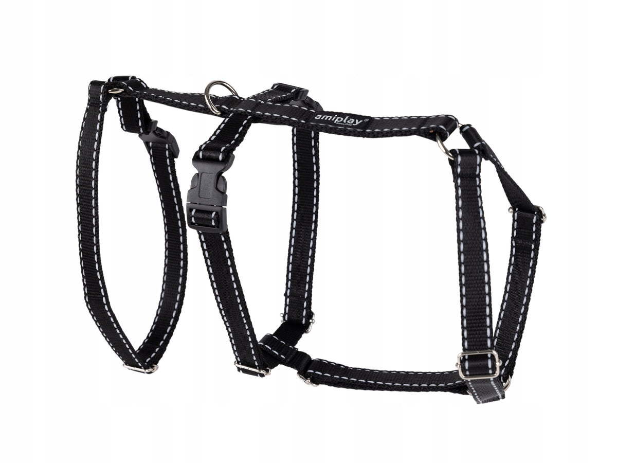 amiplay Reflective Anti-escape Harness Safety Reflective L Black