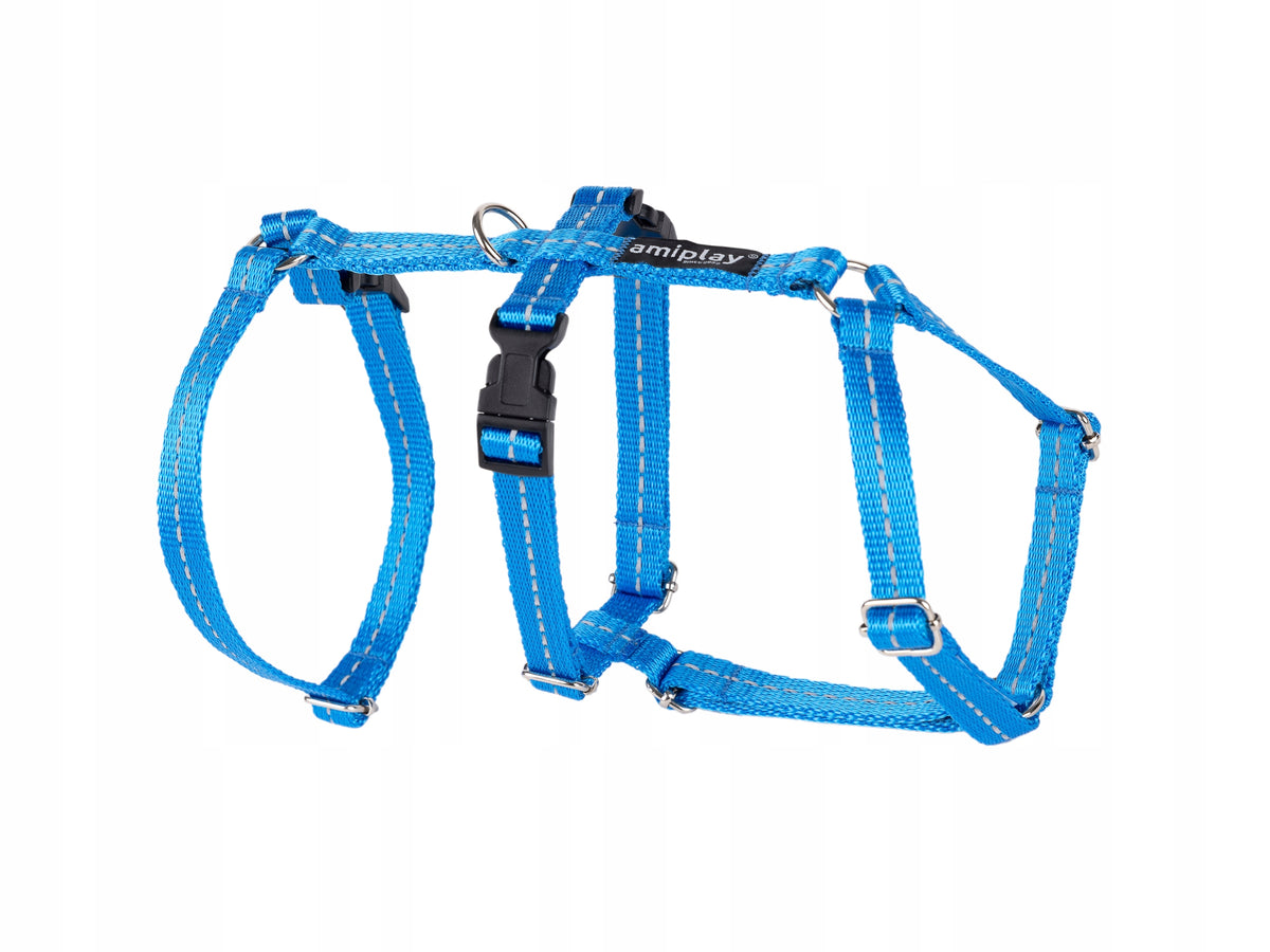 amiplay Reflective Harness Safety Reflective S Blue