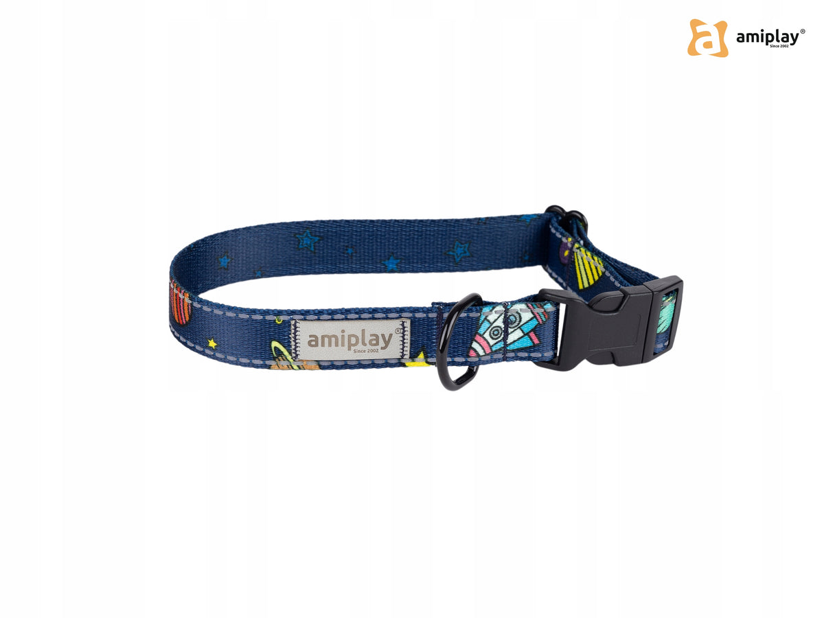 amiplay Reflective collar adjustable BeSpace M Comics Brand Amiplay