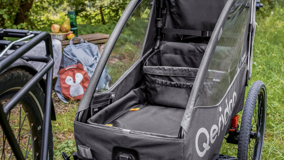 cargo insert transport bicycle trailer Qeridoo