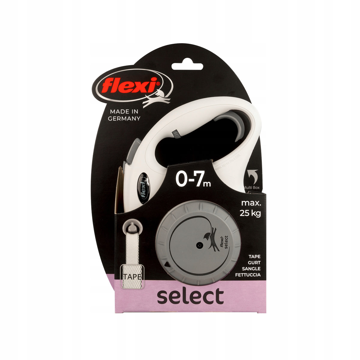 flexi Select The longest automatic leash 7 m! Colour grey tape! Packaging status original