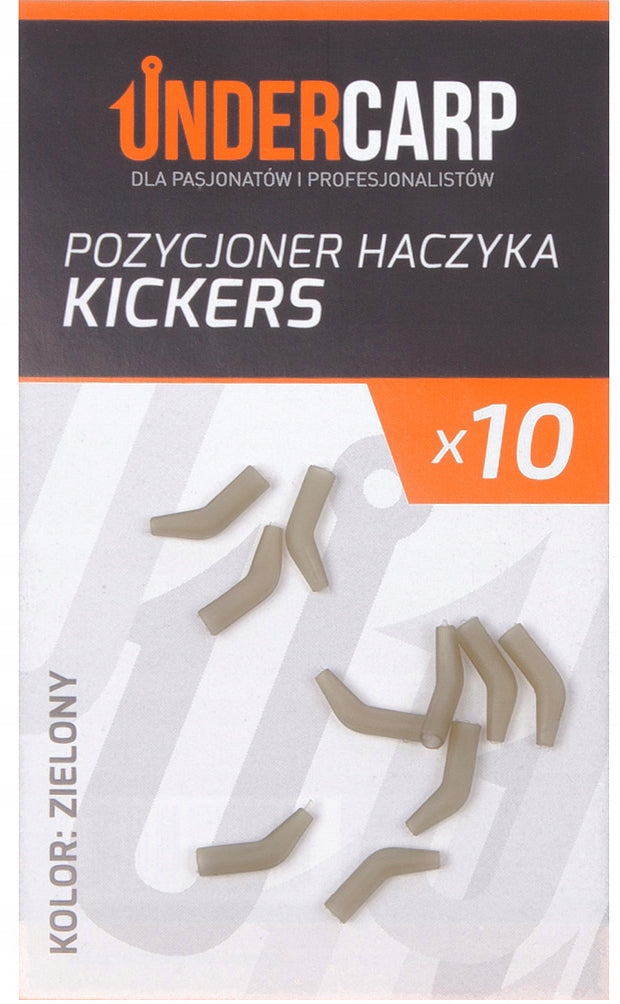 improves self-cutting UnderCarp Kickers Hook Positioner Green 10pcs
