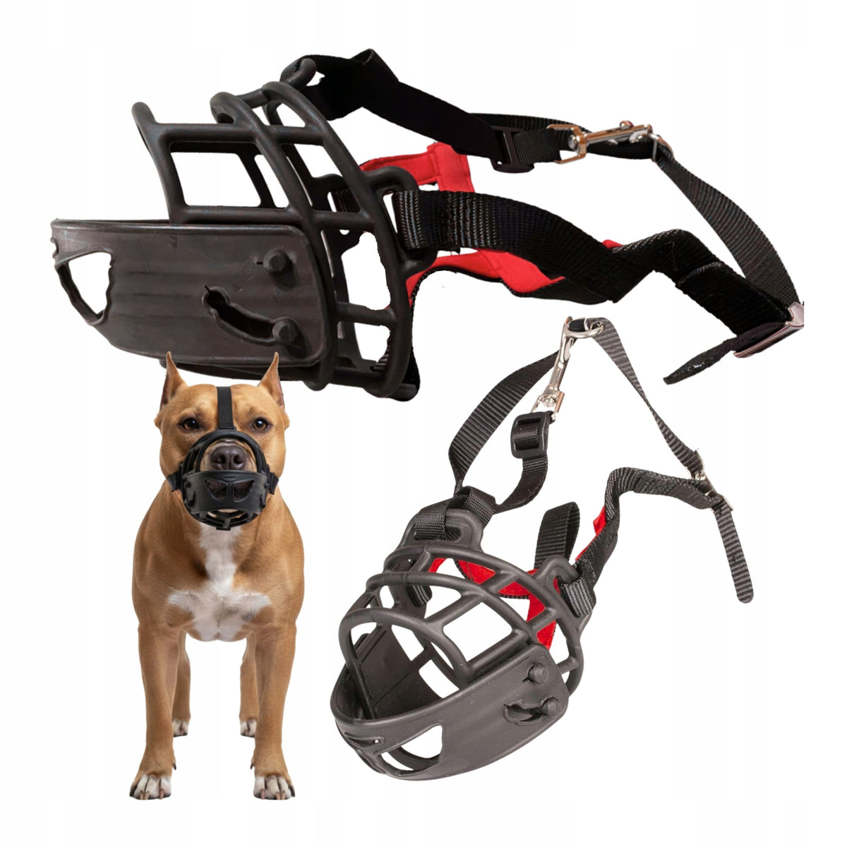 muzzle for MEDIUM LARGE DOG PHYSIOLOGICAL rubber adjustable L (4)