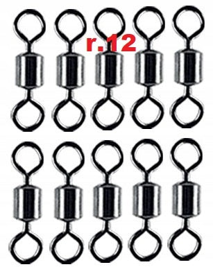 r. 12 SWIVEL SWIVELS STRONG JAXON 10 pieces