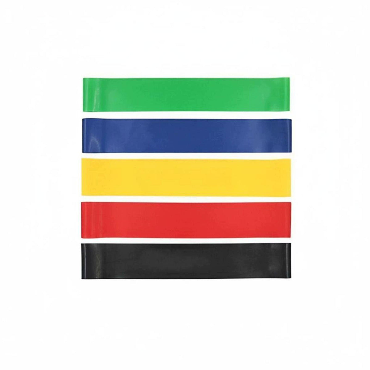 stretching elastic Bands, Multi Level Elastic Multi-color 5-Piece Set